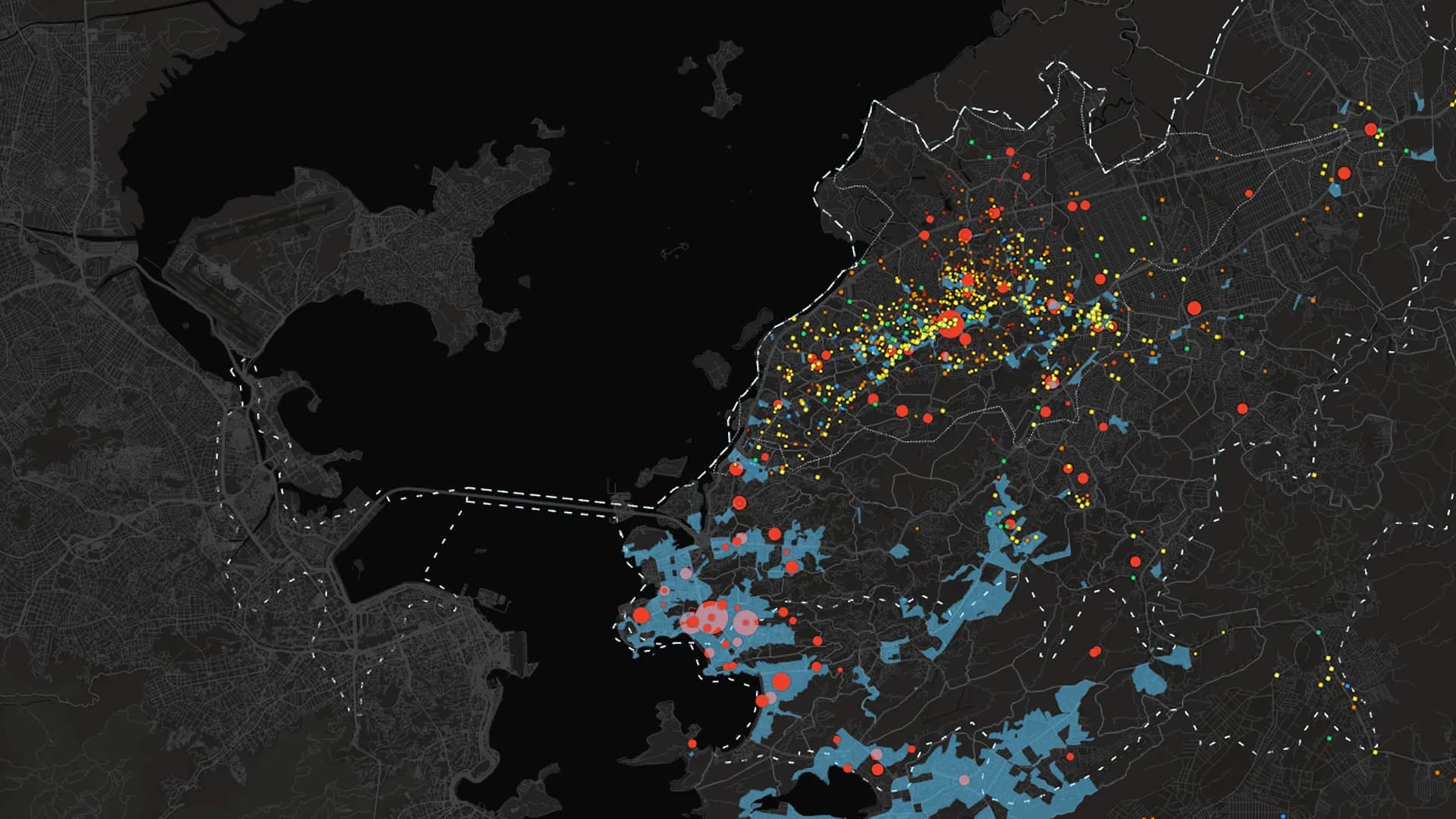 Dashboard WebGIS ArcGIS para gestão geoespacial corporativa — Novaterra